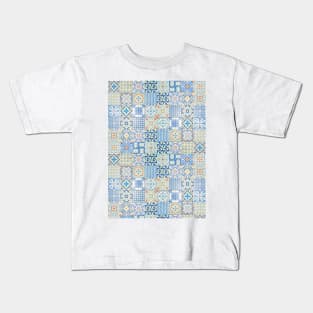 Tile Azulejo Tradicional Portuguese Kids T-Shirt